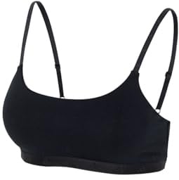 adidas Damen Scoop Bralette - Sport Active Essentials Cotton - Bustier - Bequeme Unterwäsche