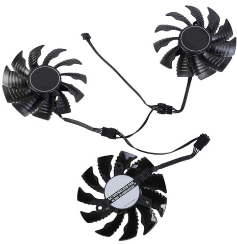 PLA09215S12H Grafikkarten-Ventilator, Grafikkartenkühlung, Grafikkarten-Heizkörper, Ersatz für 2080 Grafikkarte, 3 Stück