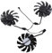 PLA09215S12H Grafikkarten-Ventilator, Grafikkartenkühlung, Grafikkarten-Heizkörper, Ersatz für 2080 Grafikkarte, 3 Stück