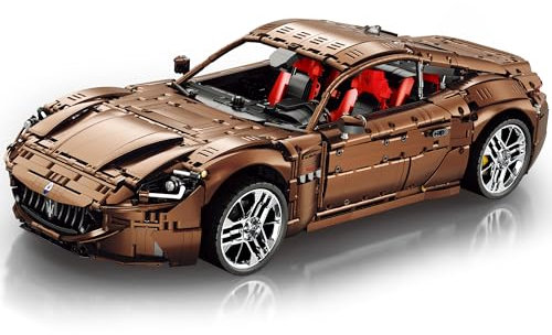 Reobrix Sportwagen Baustein Set für Erwachsene, ferngesteuertes 1:8 Fahrzeug Rennauto Spielzeug Modellbausatz für Kinder, 11009 kreative Geschenke für Jungen und Mädchen ab 14 Jahren