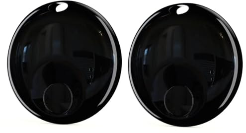 Tomedeks 2 Stück Bluetooth-Tracker, GPS-Ortungsgerät für Kinder, kompatibel mit der App, Mein Gerät suchen“, für Schlüssel, Koffer, elektronische Geräte, Geldbörsen, Haustiere und andere (schwarz)