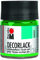 Marabu 11300005062 - Decorlack Acryl Hellgrün 062, 50 ml, hochglänzender Acryllack auf Wasserbasis, wetterfest, speichelfest, zum Malen, Schablonieren und für Serviettentechnik