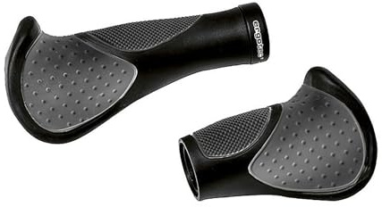 ergotec Griffe Frisco 2, L 140 mm/R 95 mm, schwarz/grau, 61647001