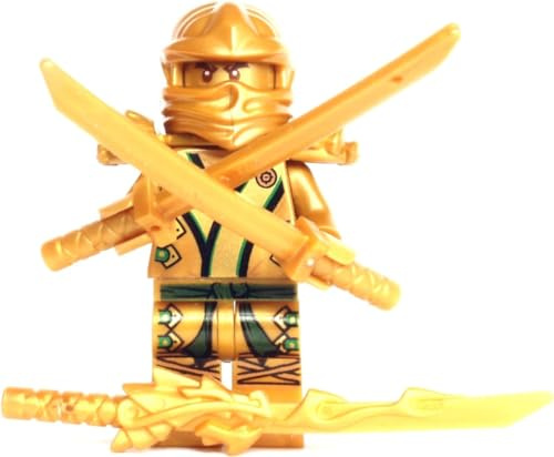 LEGO Ninjago - Minifigur goldener Ninja mit 3 Schwertern