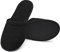 Arus Ciabatte da Bagno – 1 Paio Ciabatte Mules in Spugna 100% Cotone – Antiscivolo, Leggere, Traspiranti – Uomo Donna per Hotel, Spa, Piscina, Doccia, Viaggio, Nero, 38-42, BL-1