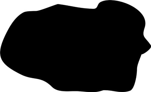 blattwerk-design Insel,Inseln, KFZ-Aufkleber, Föhr M070 Schwarz