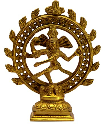 Stonkraft 5.5 Brass Natraj Statue Idol Sculpture Shiva - Nataraj The Lord Of Dance Natrajan