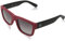 Guess Unisex-Erwachsene GG2106 Sonnenbrille, Rot (red,Black), 52