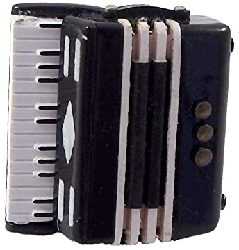 Melody Jane Puppenhaus Akkordeon 1:12 Maßstab Miniatur Instrument Musik Zimmer Zubehör