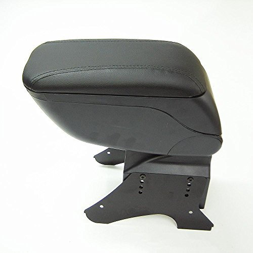 Universel Accoudoir Central Console Accessoire de Rangement et Repose-Bras Cuir Synthetique avec Compartiment Organiseur Piece Detachee d'Interieur de Voiture Nour