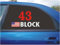 Ken Block Rallye-Auto-Track-Aufkleber für Fenster mit USA-Flaggen, Weiß, 2 Stück