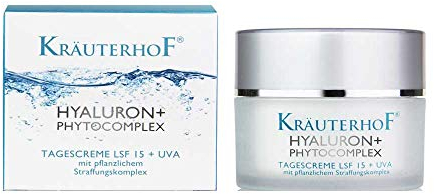 Kräuterhof® Hyaluron Phytokomplex Tagescreme, Anti Aging, LSF15, 50 ml