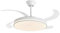 DUPI Ventilador de Techo con Luz LED COSMOS | Motor DC Silencioso | Función Verano e Invierno | 6 Velocidades | Programable | Aspas Retráctiles | Mando a Distancia | Blanco