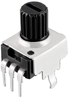 sourcing map 5Stück Kohleschicht Kegel Potentiometer 500K Ohm Varistor Single Kreis 3 Anschlüsse