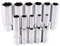 Andifany 11 Pcs 1/4 Pouce Conduire en Profondeur Jeu de Douilles CRV Outils à Main 6 Points Douille Longue Outil de Reparation Hexagonale
