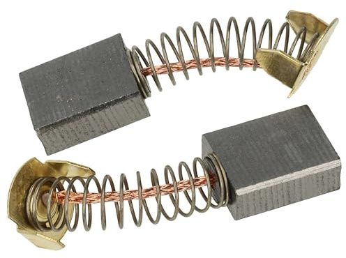 vhbw 2X Kohlebürste kompatibel mit Makita LH1040F, LH1040, HR6000K, HS6101, LH 1040, HR 5001 C, HS7101 Elektrowerkzeug - 22mm Feder