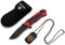 KOSxBO Firefighter Rescue Knife EMS Rettungsmesser mit Glasbrecher und Gurtschneider inkl. Messertasche und Dog Tag, Feuerwehr Messer Outdoor Taschenmesser Klappmesser