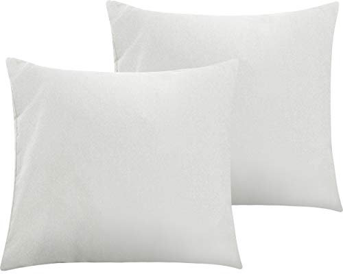 NTBAY 2er Set Kissenbezug 80x80 cm 100% Mikrofaser Kissenhülle, Superweicher Kopfkissenbezug, Grau