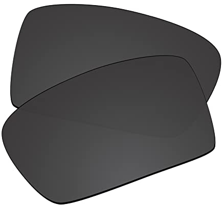 EZReplace Verres de rechange pour lunettes de soleil Oakley Gascan Small (verres polarisés), noir carbone, taille unique
