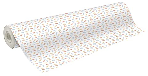 Clairefontaine 211941C - Rolle Geschenkpapier Alliance 60g, 50x0,70m, ideal für Geschenke, ZigZag, 1 Rolle