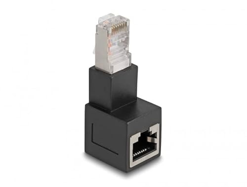 DeLOCK ADAPTADOR RJ-45 Macho RJ-45 HEMBRA ACODADO CAT.6A 87862