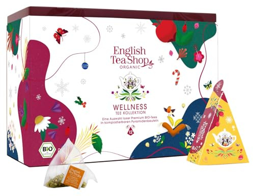 ETS - Tee Geschenk Set Holiday Wellness Kollektion, BIO, 12 Pyramidenbeutel