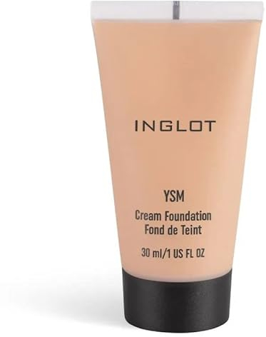 Inglot Playinn YSM Creme Foundation Flüssiges Make-Up, Hautton-Anpassung Foundation, Natürliches und Mattes Aussehen, Seidige Glätte, für Jeden Hauttyp, 30 ml : 50