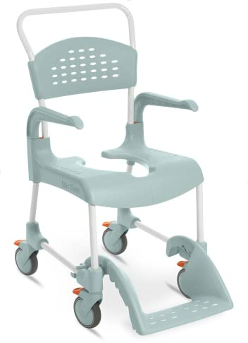 Etac Clean Dusch- und Toilettenrollstuhl Standard 49 cm weiß/4