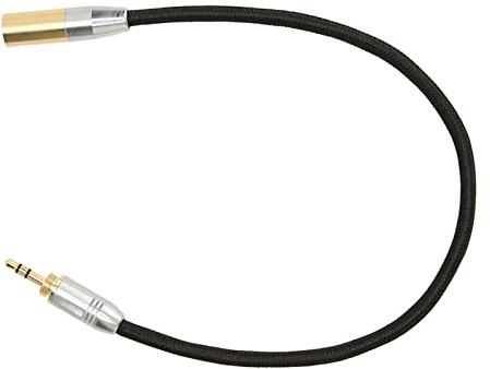 Yitre 3.5mm Male to Mini XLR 3pin Cable, 3.5mm Mini XLR Cable Stereo Audio Nickel Plated Shell for Microphone for Camera