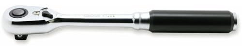 4725ZB Z-EAL 1/2 (12.7mm) SQ. Push Button Ratchet Handle | 72-tooth Z-Series ratchet with quick-release mechanism and 253mm overall length.