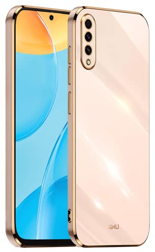 HONLEN Hülle für Samsung Galaxy A50 / A50S / A30S (6.4 Inches), Weiche Silikon-TPU-Hülle, Galvanisiertes Rahmendesign - Rosa