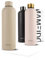 MAMEIDO Trinkflasche Edelstahl 750ml, auslaufsichere Thermosflasche, Kohlensäure geeignet, BPA frei, Isolierflasche 12h heiß & 24h kalt (Crystal Sand, 0,75l)