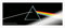 Spreadshirt Pink Floyd Prism Sticker, max. 10 x 10 cm, 10 x 10 cm, Transparent glänzend