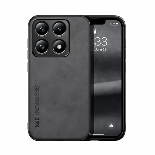 TIANCI Cover per Xiaomi 14T Pro, Pelle PU di Alta Qualità Delicata Sulla Pelle + TPU Ultrasottile, Antiscivolo e Antiurto Custodia per Xiaomi 14T Pro