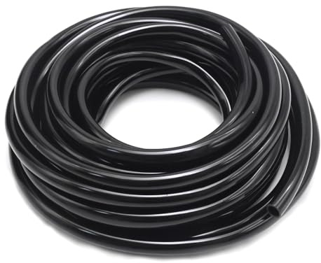 Ollanoos PVC Mikro Bewässerungsschlauch, 10 Meter 8/11 mm Gartenschlauch, Geeignet für Bewässerungssysteme im Privaten, Landwirtschaftlichen und Industriellen Bereich
