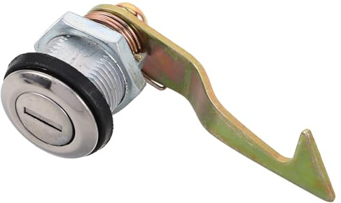 RUNROTOO Serratura Funzione Antifurto Posteriore in Ferro e Compatibilità Versatile per Motocicletta e Scooter Elettrico per Bauletto e Portapacchi