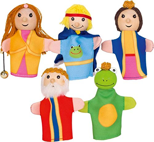 Goki Handelshaus Gollnest & Kiesel 51899 - Fingerpuppenset Froschkönig