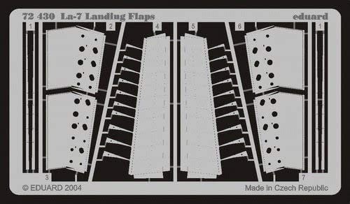Eduard Accessories 72430 Model Making Accessories La-7 Landing Flaps