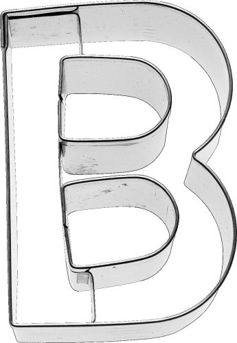 Birkmann, Ausstechform Buchstabe A Plus, Grau, 6 cm, Edelstahl