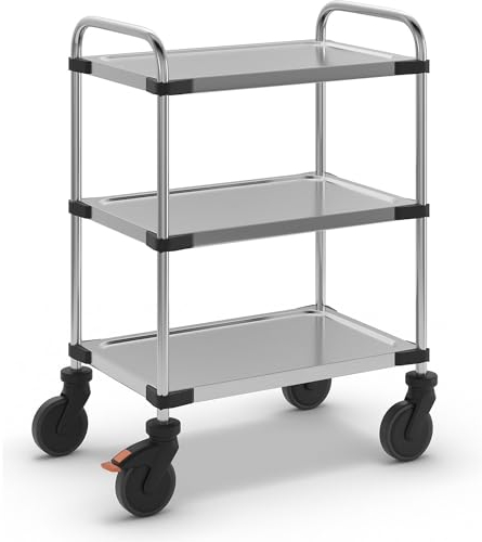 kaiserkraft | Edelstahl-Servierwagen 640-RL
