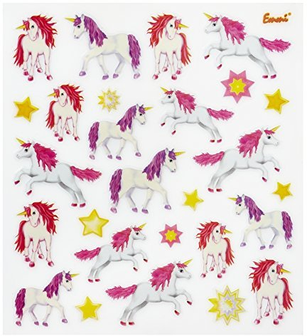 Hobby-Design Sticker , Einhorn