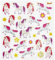 Hobby-Design Sticker , Einhorn