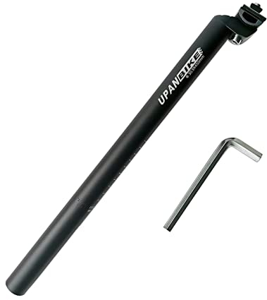 UPANBIKE Rennrad Mountainbike Fahrrad MTB Ersatz Sattelst¨¹TZE Sattelst¨¹TZE Extra Lang 45cm(450 mm),Aluminiumlegierung,mit Mikro-Einstellklemme, Durchmesser 28.6mm