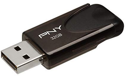 PNY Clé USB 2.0 Attaché 4 Noir 32 Go (P-FD32GATT4-GE)