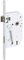 Serrure Monopoint Encastrée KLOSE besser - Clé L - Axe 40 mm