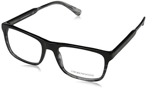Ray-Ban Herren 0EA3120 Brillengestelle, Schwarz (Black/Tr Striped Grey), 55