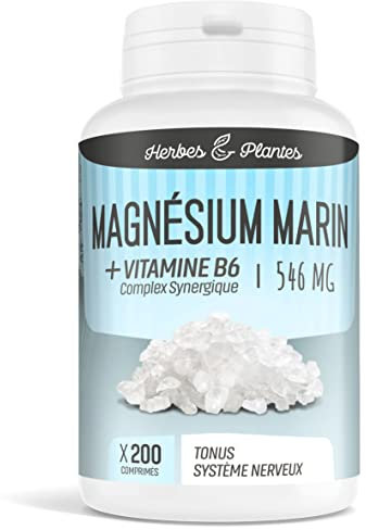 Herbes Et Plantes Magnésium Marin, 546 mg, 200 Comprimés