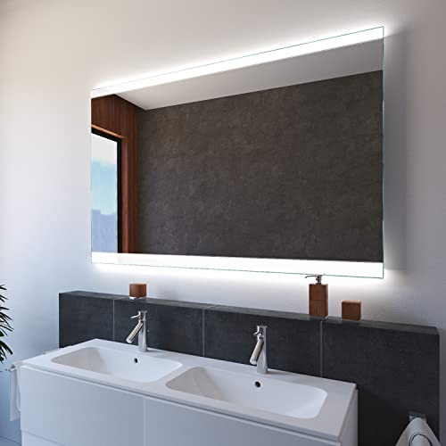 SARAR Badspiegel Spiegel Badezimmerspiegel mit LED-Beleuchtung 180x90cm Made in Germany Wandspiegel Mirror Spiegel Bad mit Licht auf Maß Designo MA2510