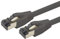 1aTTack.de 7.5m Cat 8 Cavo di rete Cat8 nero - 1 pezzo Cat.8 Lan 2000 Mhz 40 Gbit s 40GBase-T POE+ cavo Patch Ethernet LSZH - 1 x 7,5 metro nero
