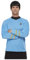 Smiffys Star Trek-Uniform Wissenschaftsoffizier, Raumschiff Enterprise, Blau, Oberteil Halloween